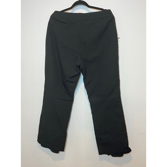 NWOT Eddie Bauer Weather Edge Plus Insulated Snow Pants In Black Womans Size‎ L - Picture 2 of 10